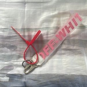 Off white dupe keychain